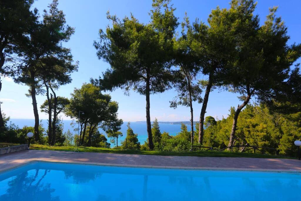 Beautiful View Villa In Possidi, Halkidiki Каландра Экстерьер фото